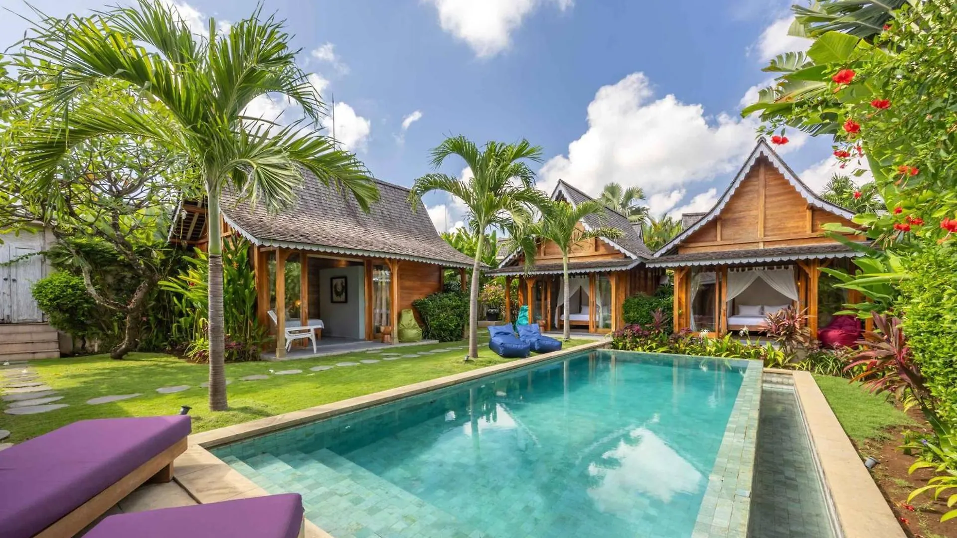 Villa Du Bah - Family Gateway 3Br Villa 12Min To Beach With Private Pool And Parking Kerobokan