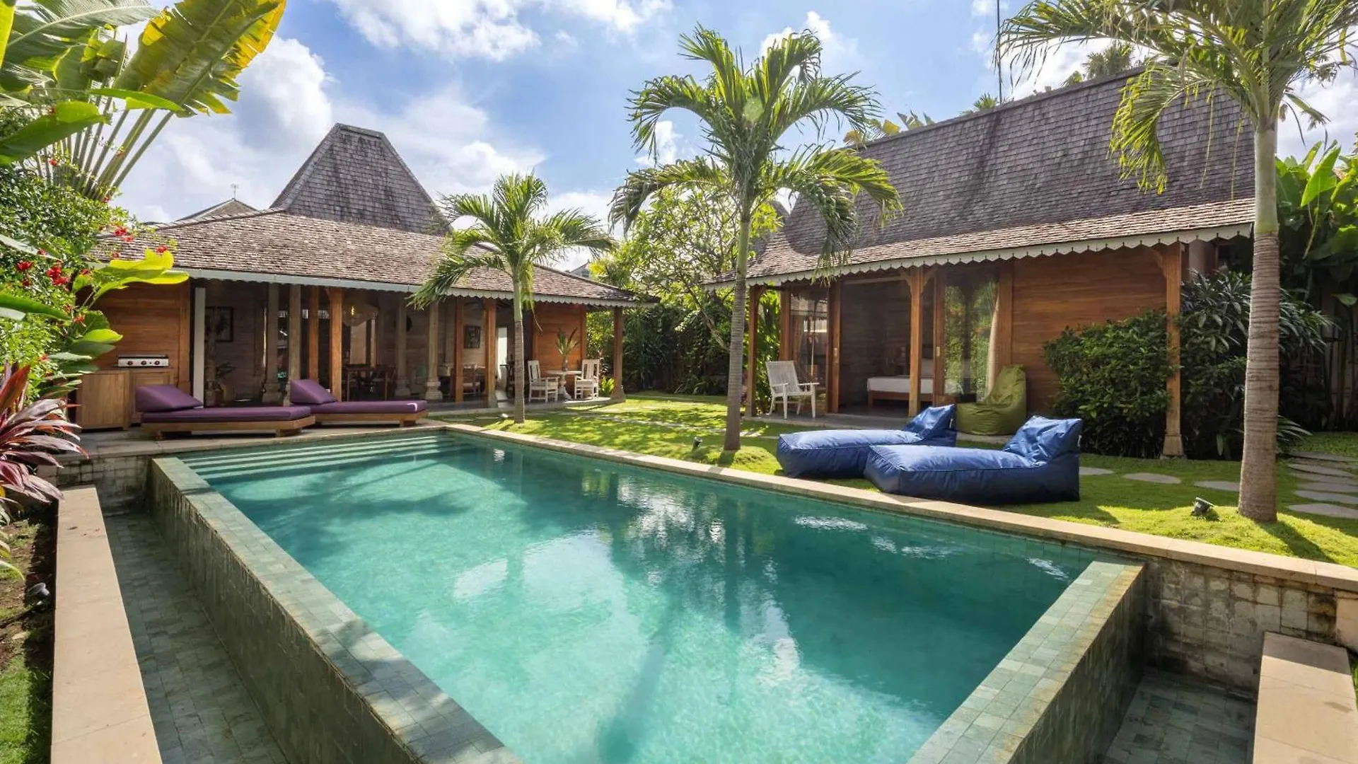 Villa Du Bah - Family Gateway 3Br Villa 12Min To Beach With Private Pool And Parking Kerobokan