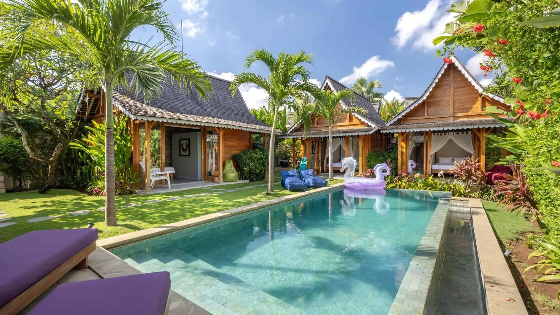 Villa Du Bah - Family Gateway 3Br Villa 12Min To Beach With Private Pool And Parking Kerobokan  Indonesia