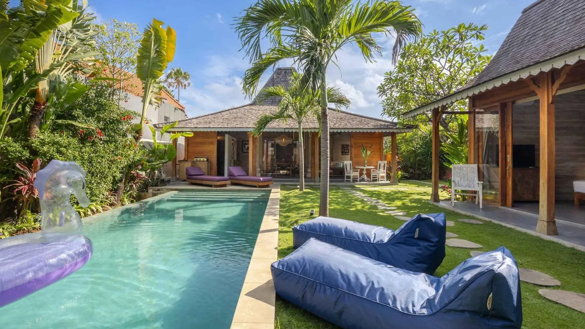Villa Du Bah - Family Gateway 3Br Villa 12Min To Beach With Private Pool And Parking Kerobokan